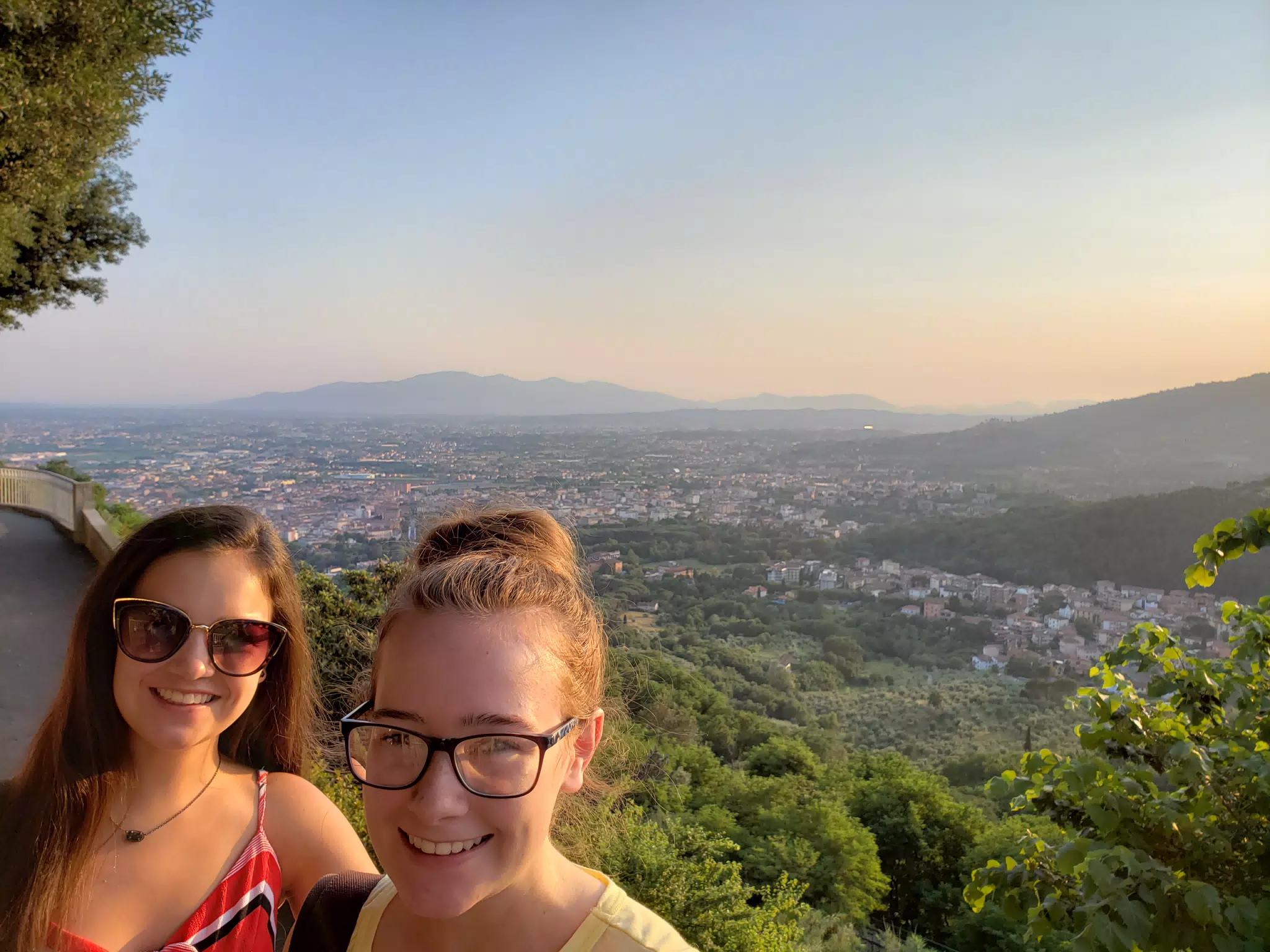 Emily and Madeline in Tuscany