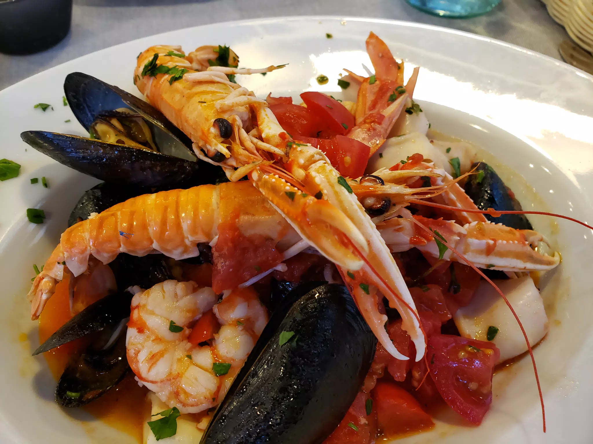 Seafood in the Cinque Terre