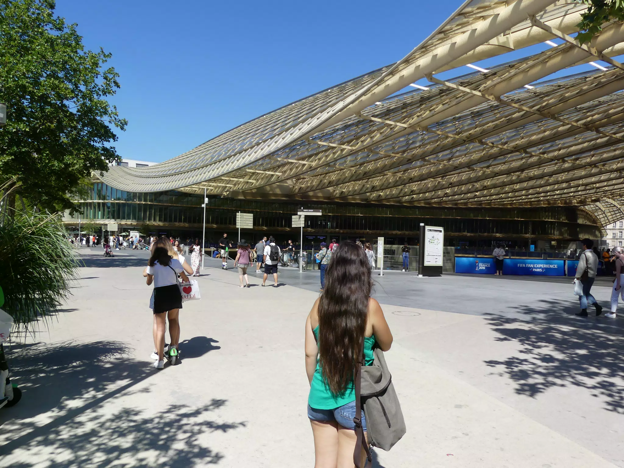 Emily at the Paris Mall