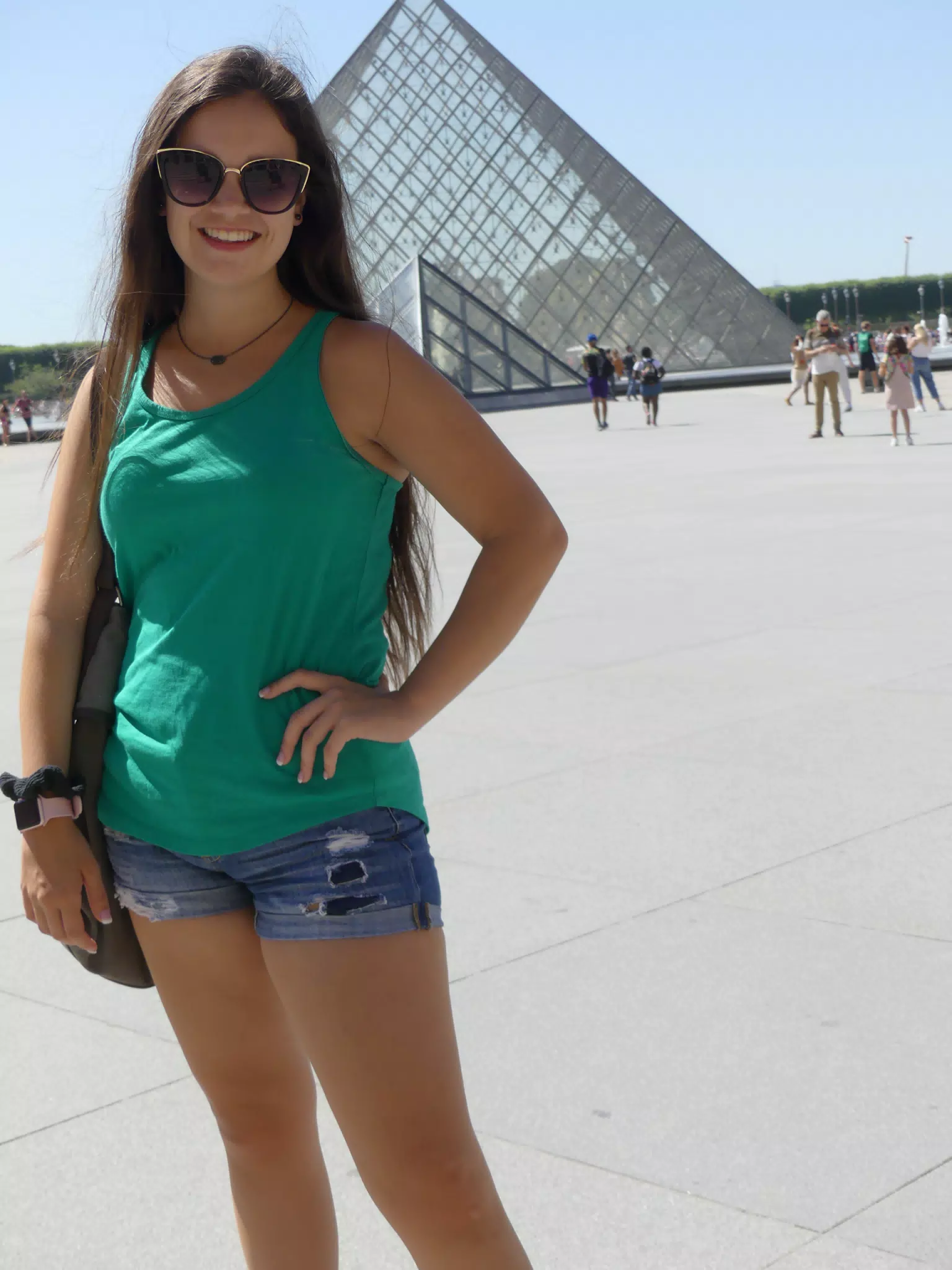 Emily in Paris at the Louvre