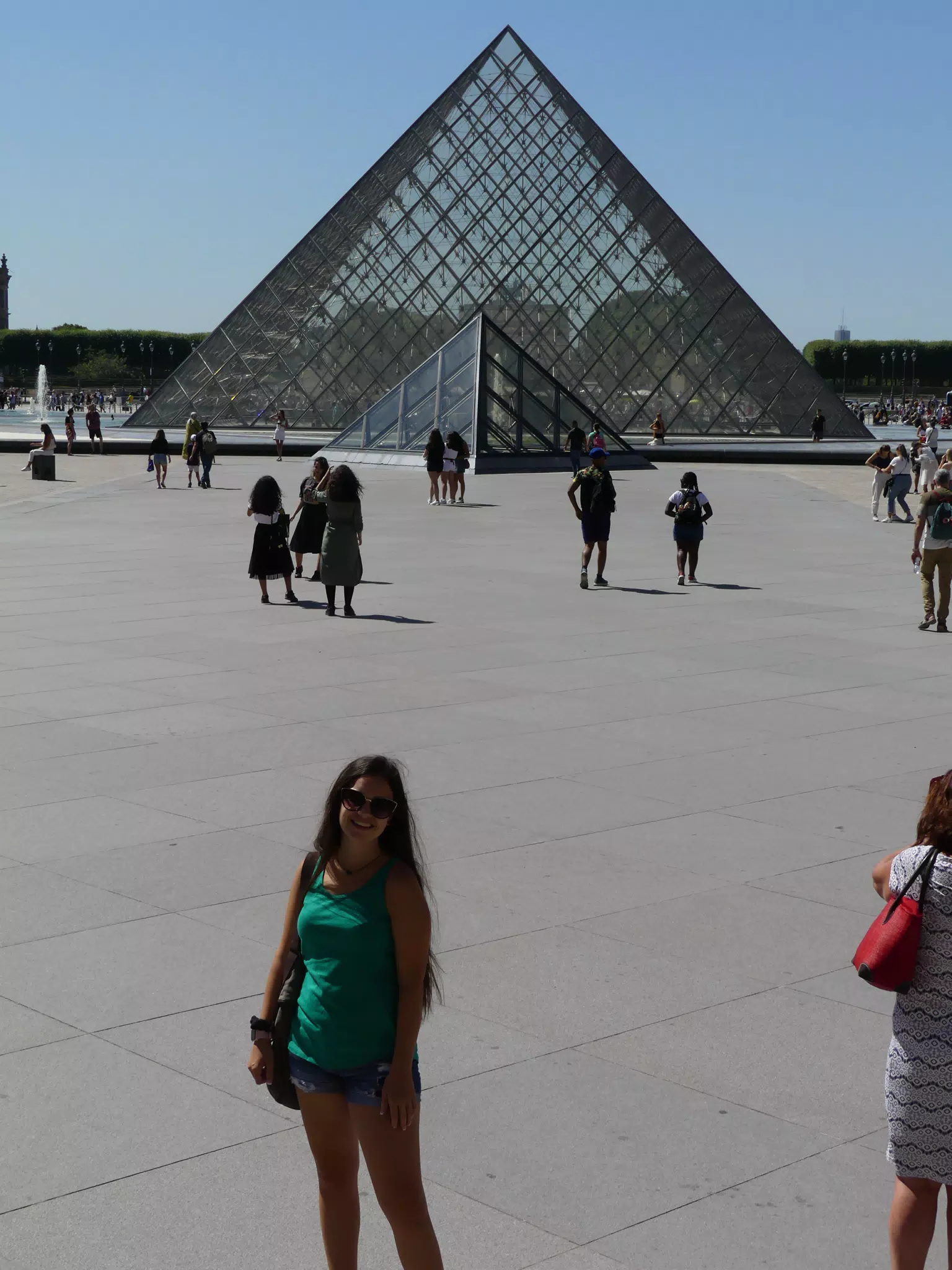 Emily Hanging Out at the Louvre in Paris