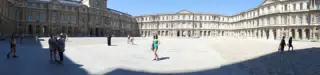 Girl Posing in Plaza in Paris
