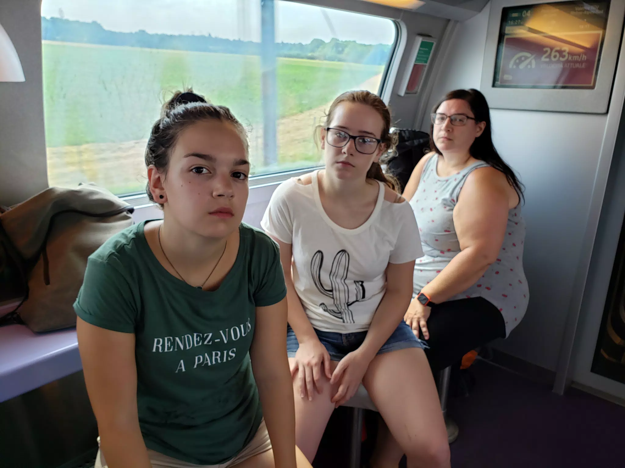 Grumpy TGV Travelers