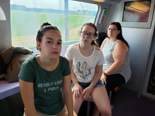 Grumpy TGV Travelers