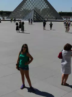 Emily at the Louvre
