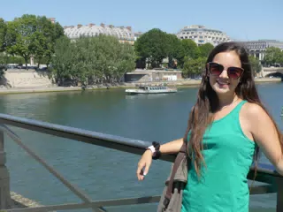 Emily on Bridge