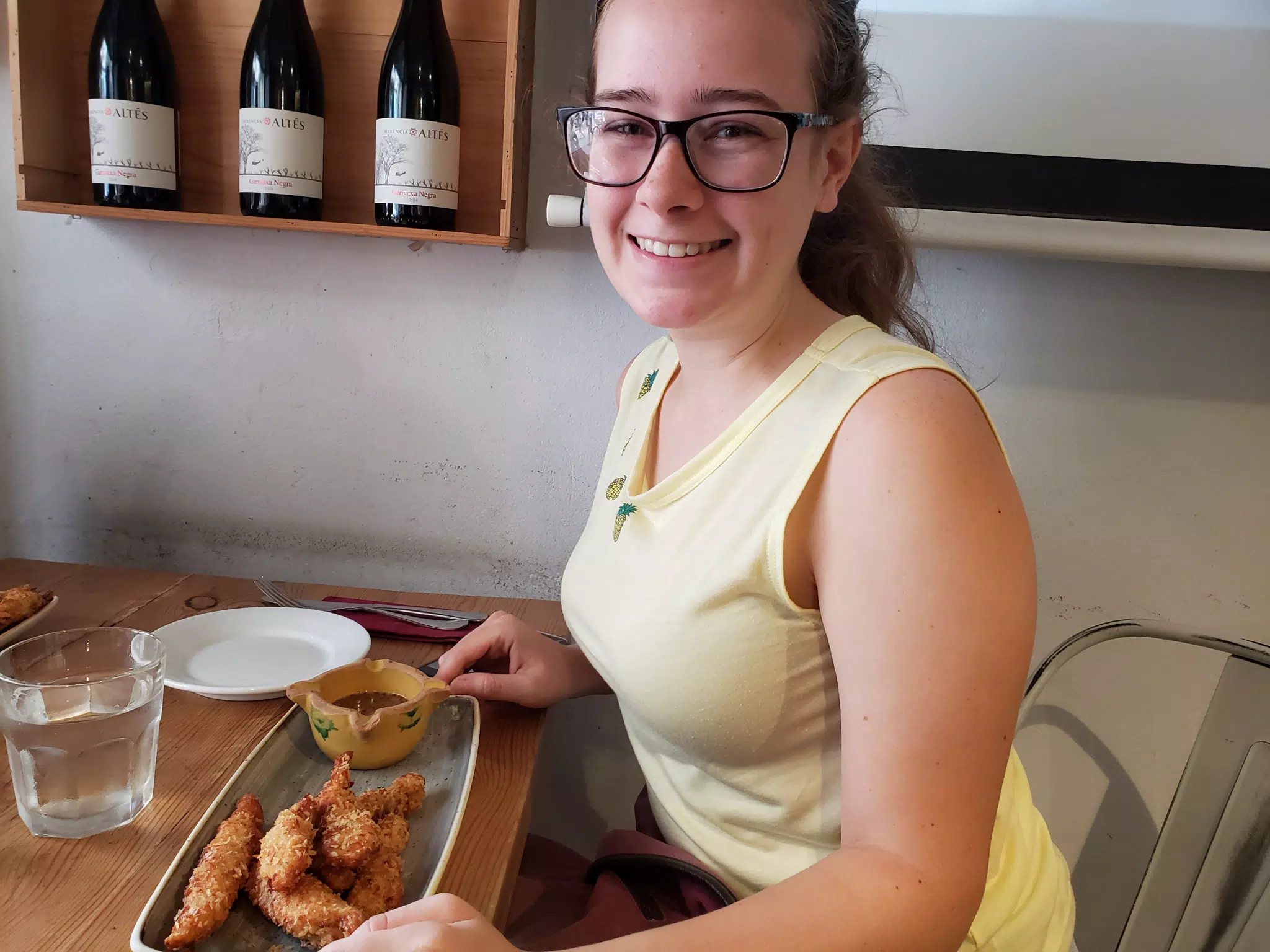 Madeline with Chicken Fingers
