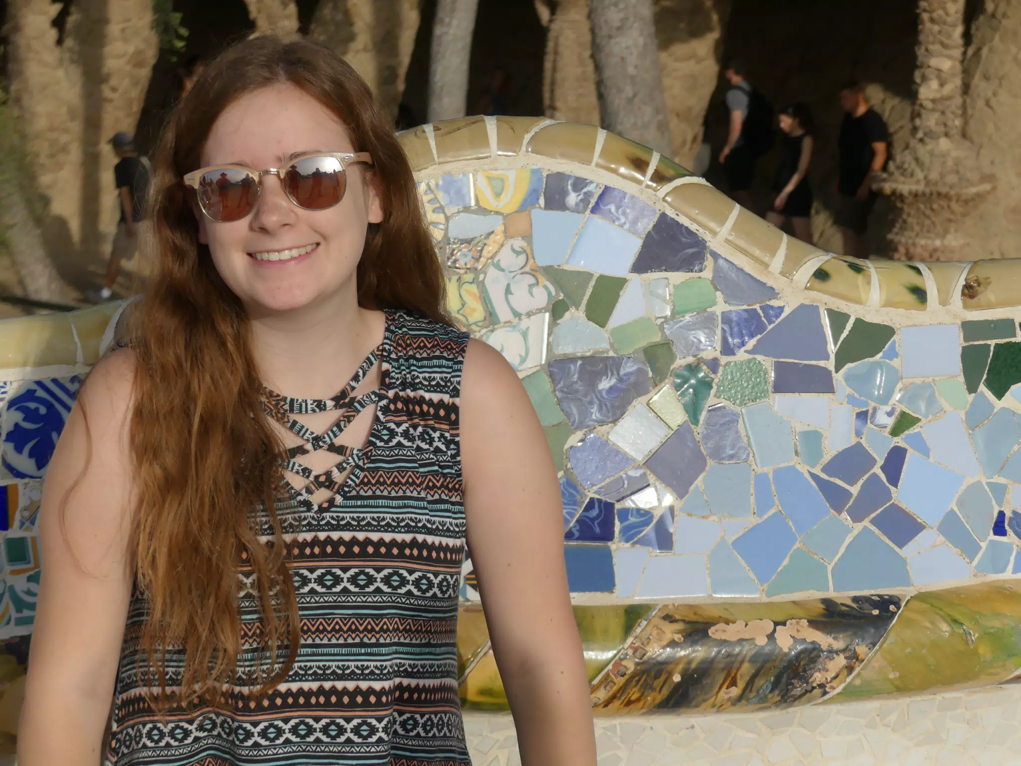 Madeline in Park Guell