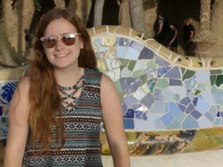Madeline in Park Guell