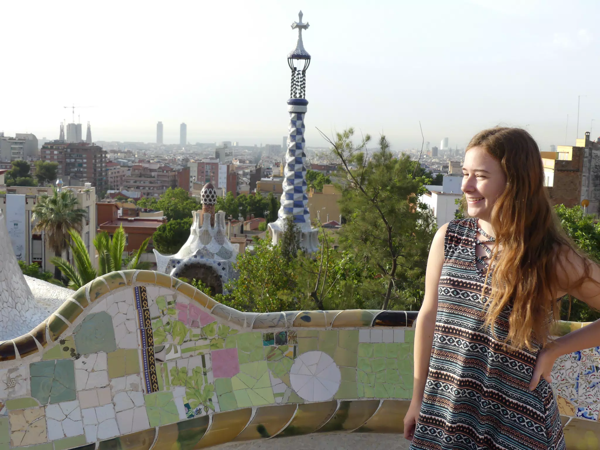 Madeline Above Barcelona