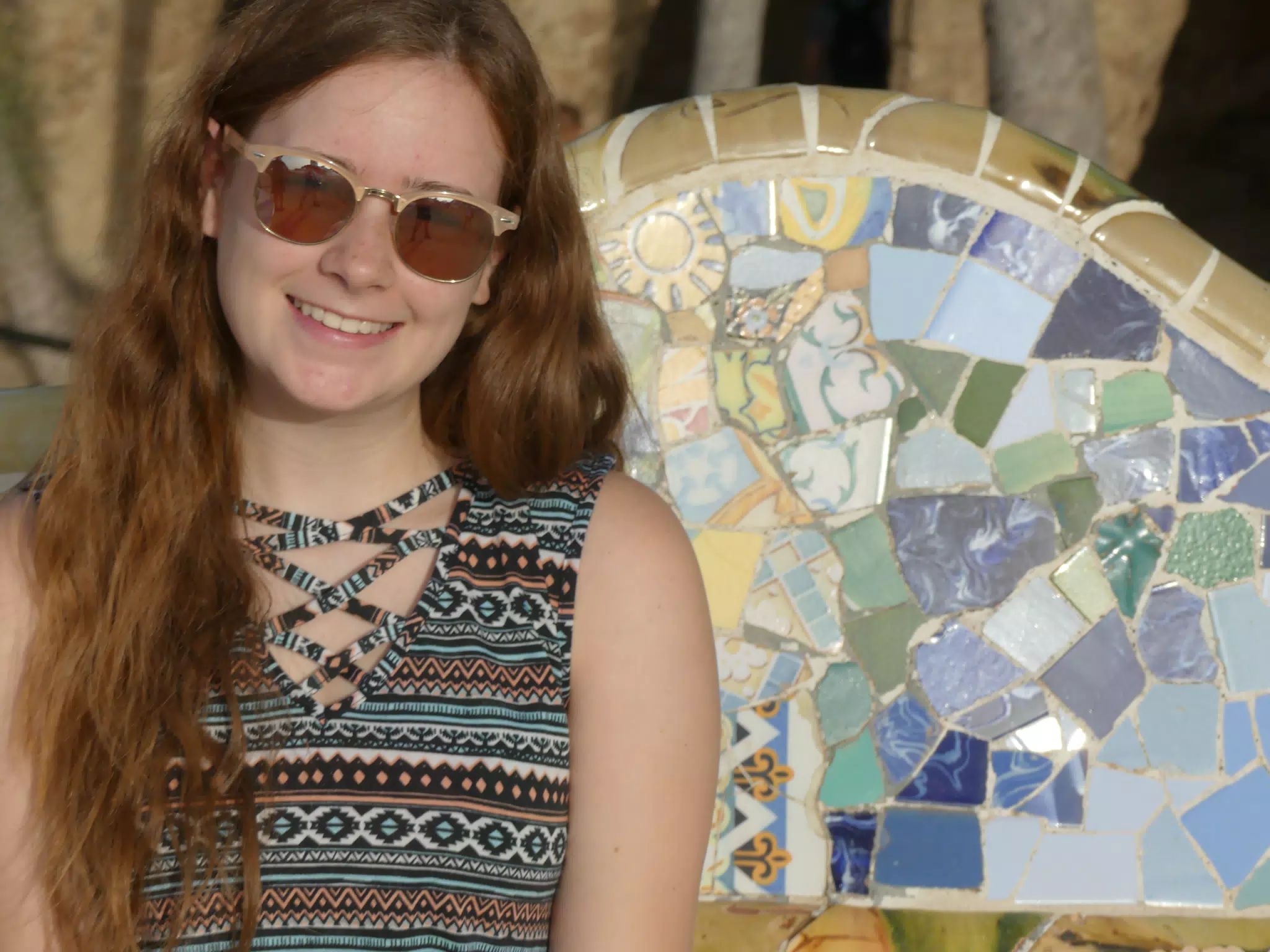 Madeline in Park Guell