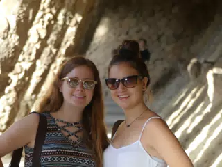 Madeline & Emily in Park Guell