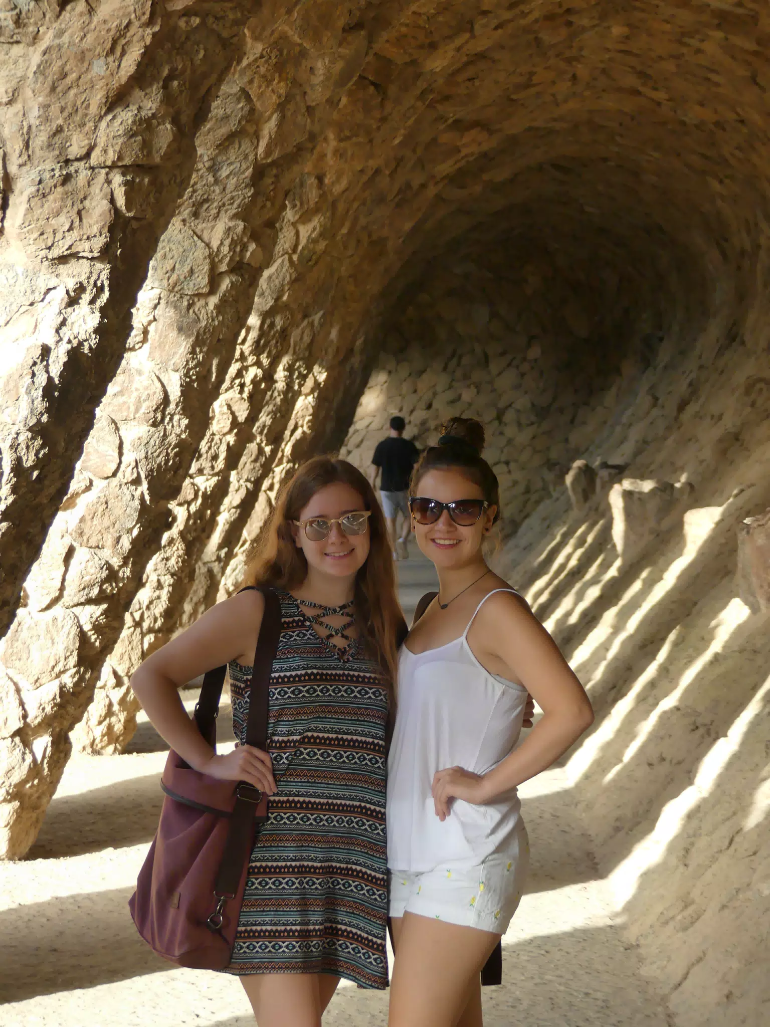 Nieces in Park Guell, Barcelona