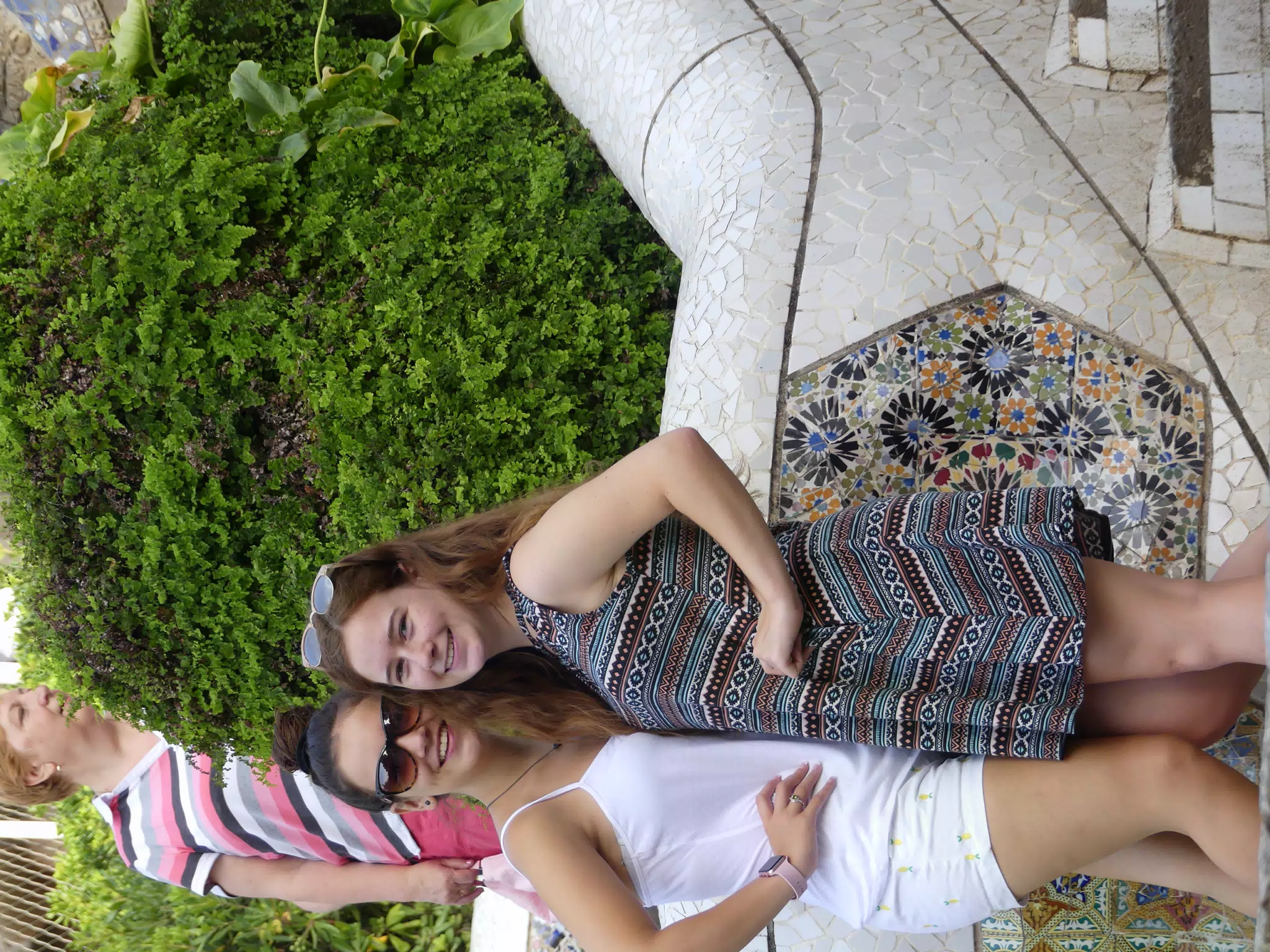 Sisters in Park Guell