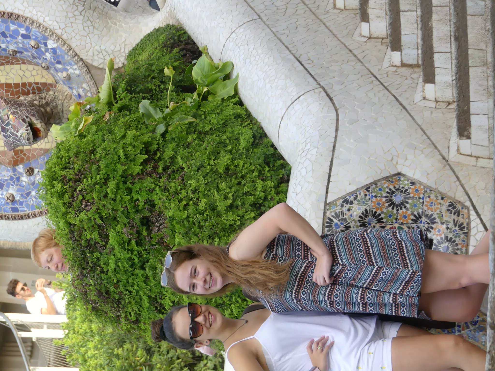 The Girls in the Park in Barcelona