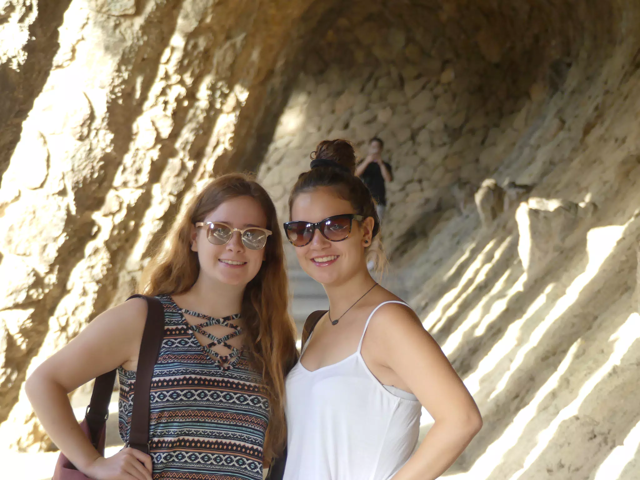 Madeline & Emily in Park Guell