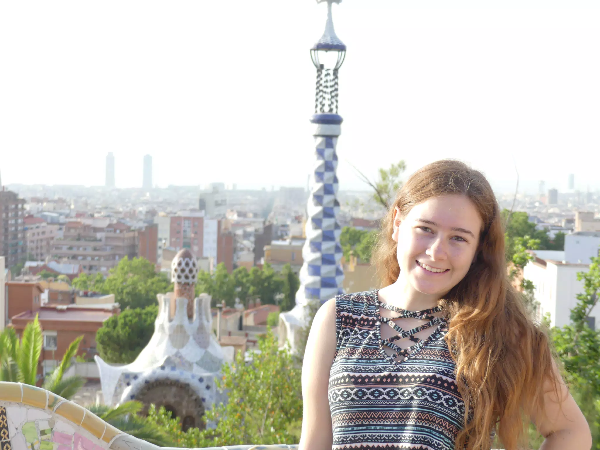 Madeline Modeling in Barcelona