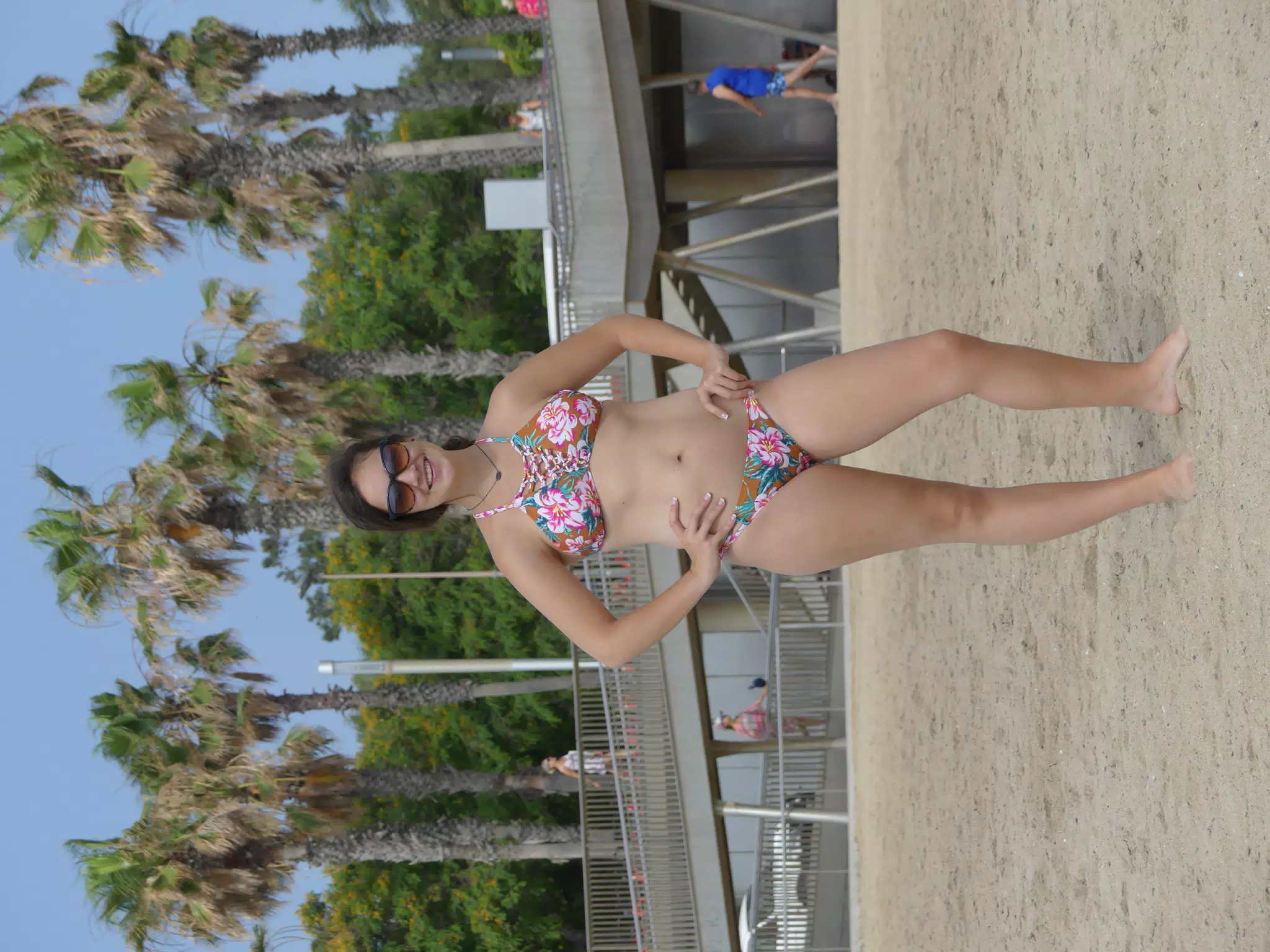 Girl on Spanish Beach