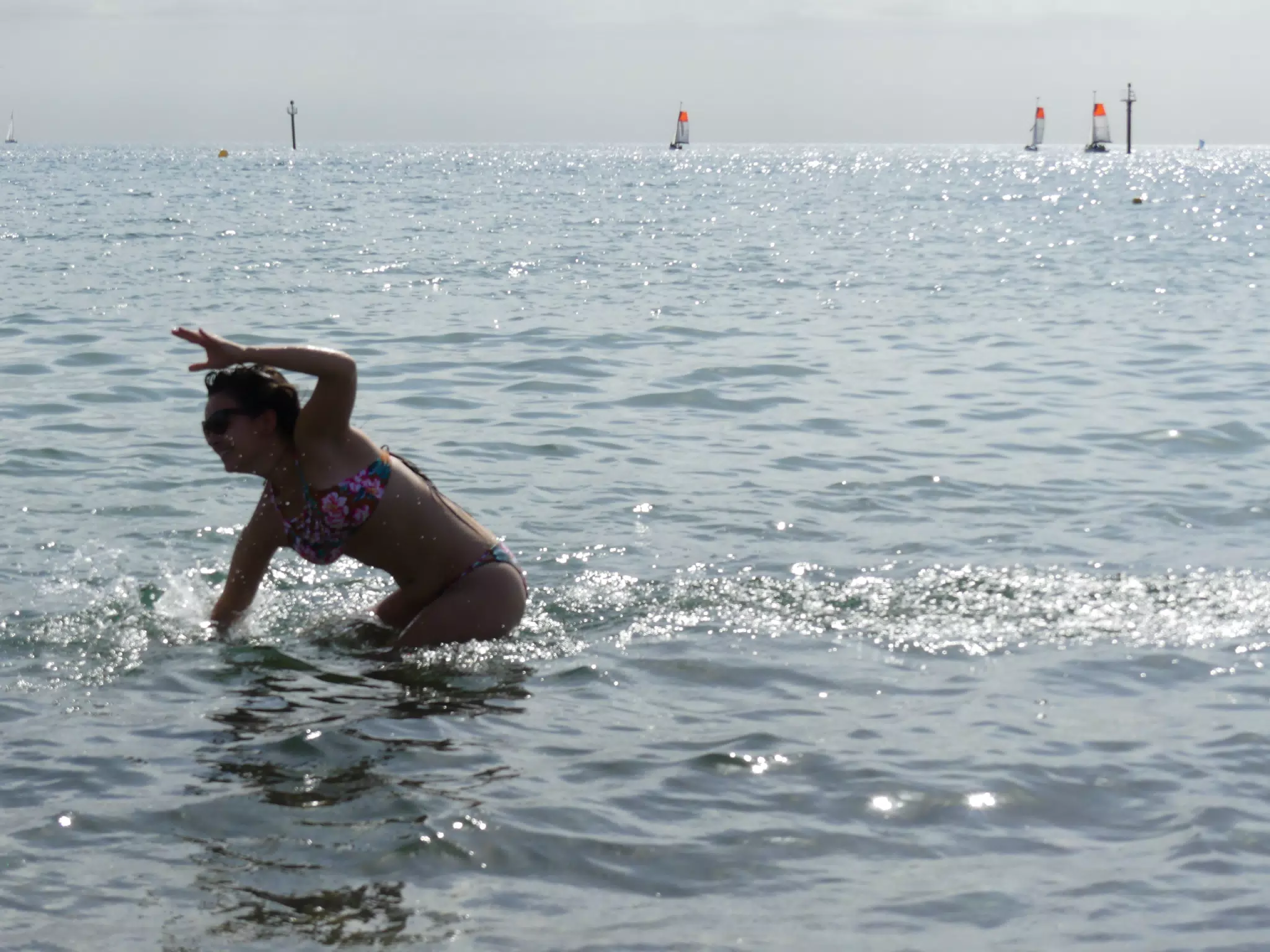 Girl in the Ocean