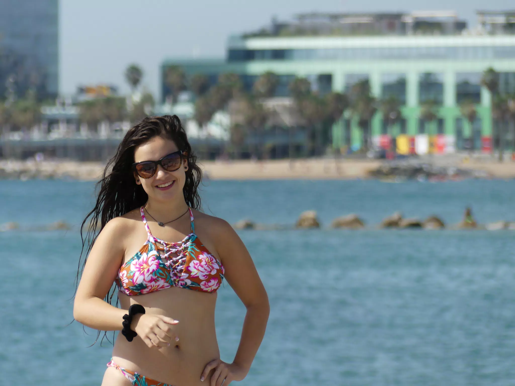 Emily Modeling in Barcelona