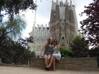 The Girls at the Sagrada Familia