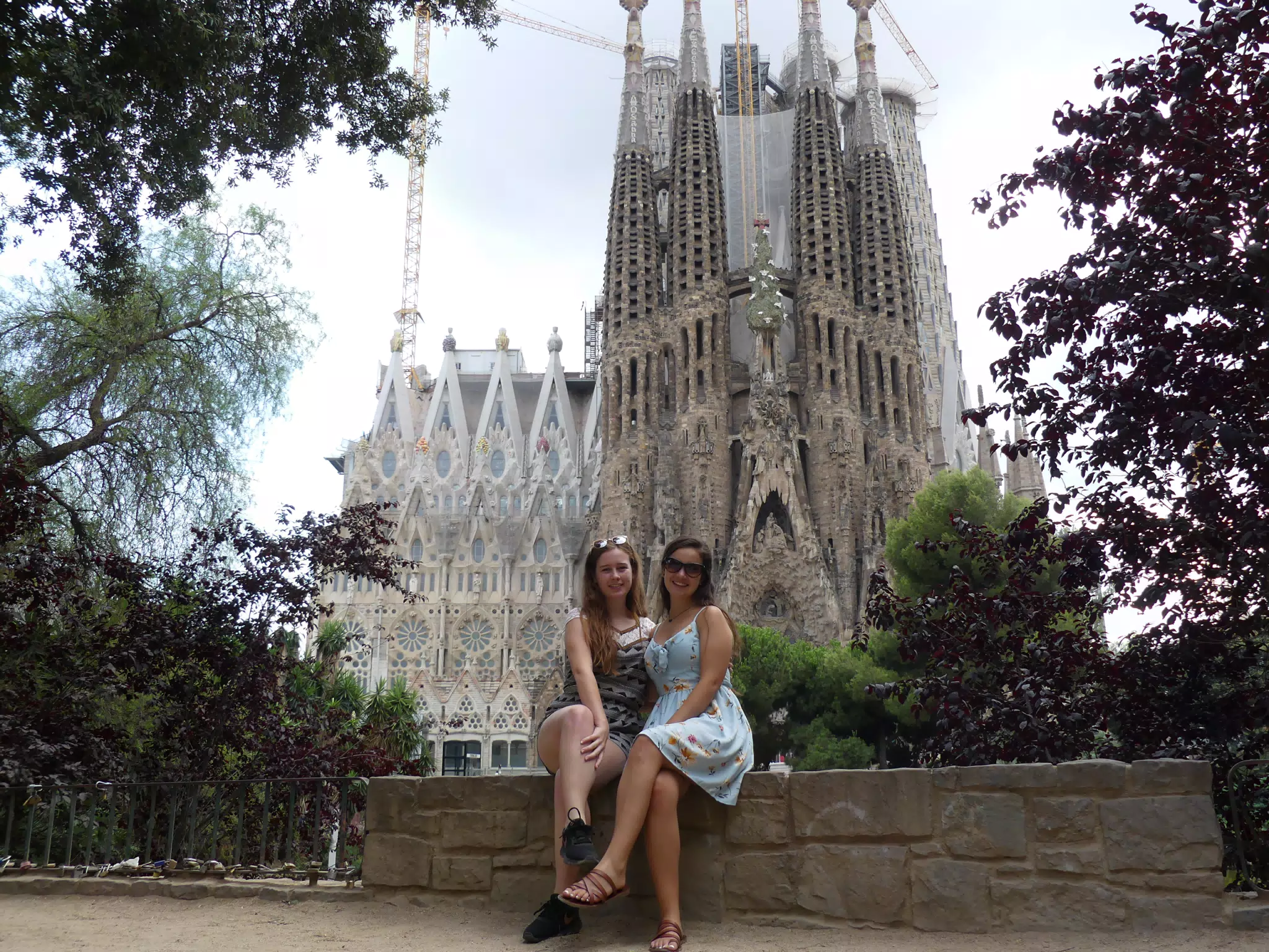 Grice Girls at the Sagrada Familia