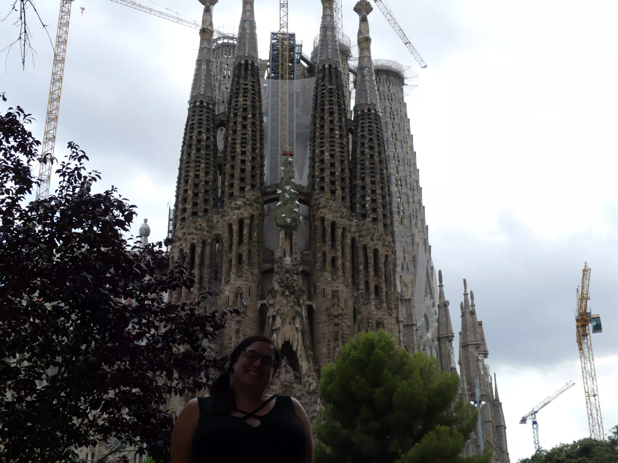 Dominica at the Sagrada Familia