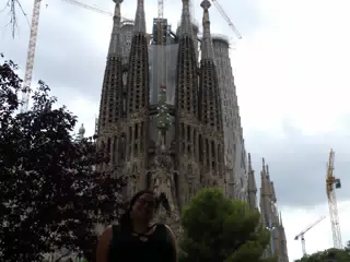 Dominica at the Sagrada Familia