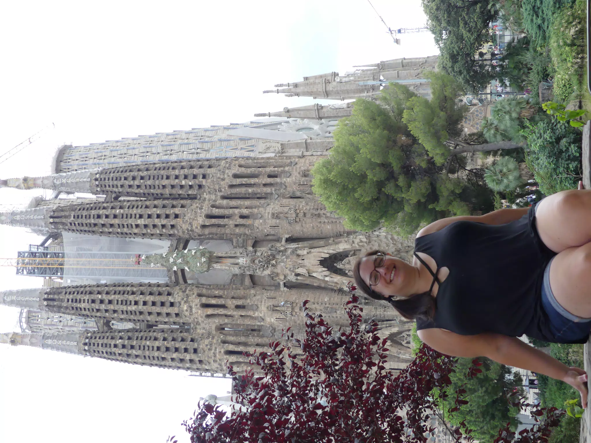 Dominica at the Sagrada Familia
