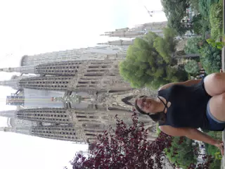 Dominica at the Sagrada Familia