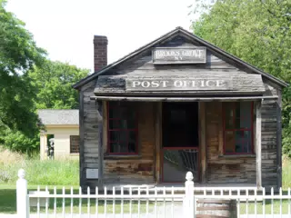 Brooks Grove Post Office Building at the Genesee Country Village Museum