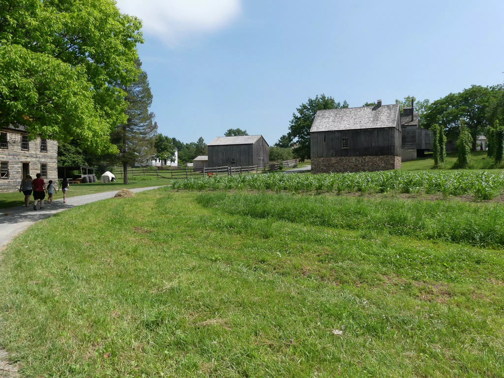 Dominica, Mary, Luciana, and Liesl at the Genesee Country Village Museum