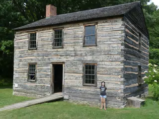 Liesl at the Pennsylvania Dutch House