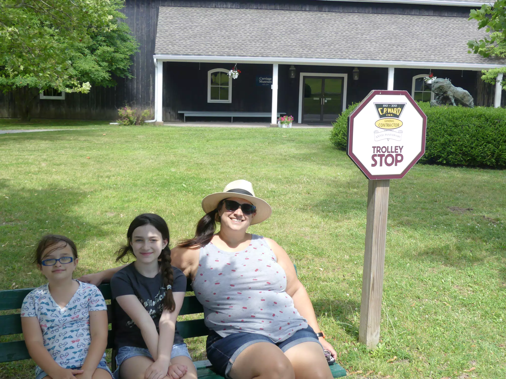 Waiting on the Trolley at the Genesee Country Village Museum