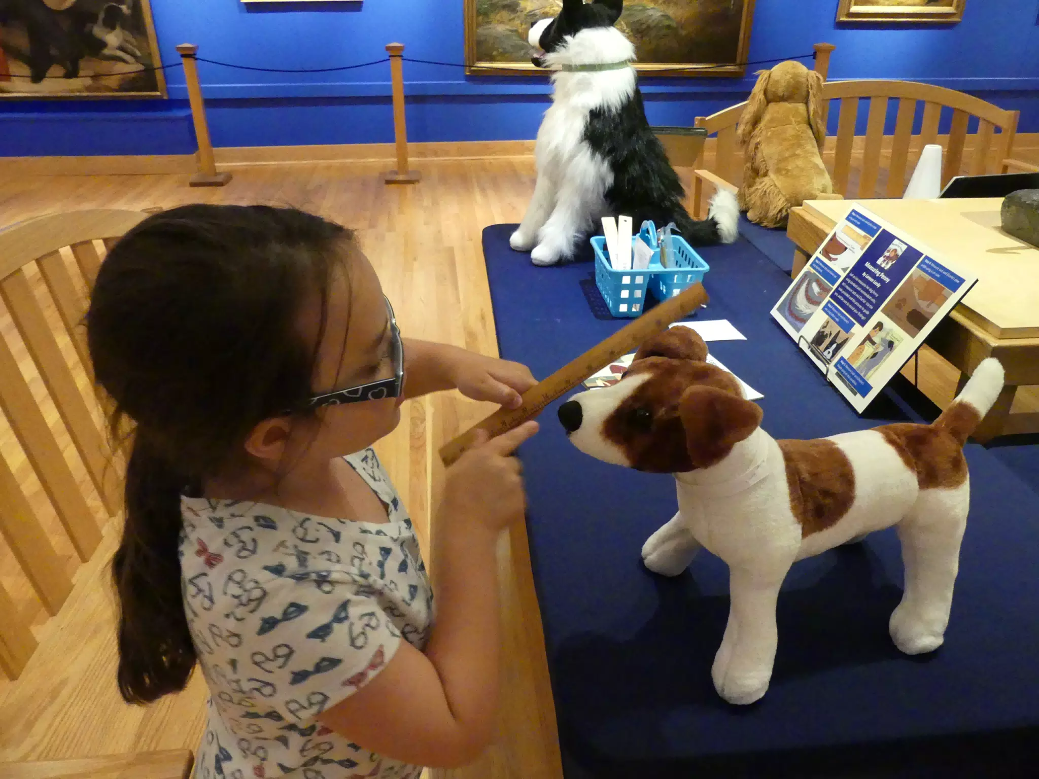 Luciana Working Like a Dog at the Genesee Country Village Museum