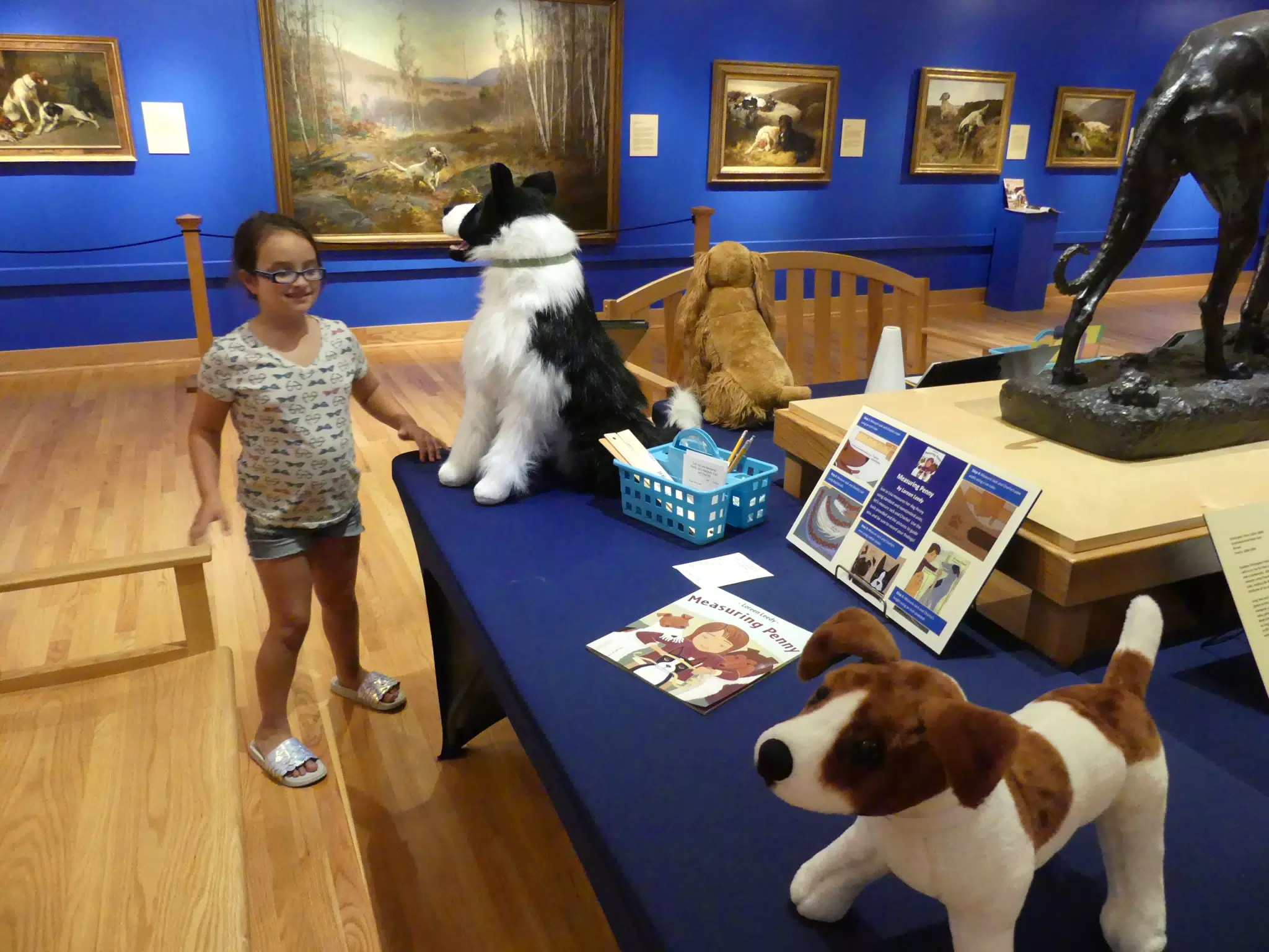 Luciana Working Like a Dog at the Genesee Country Village Museum