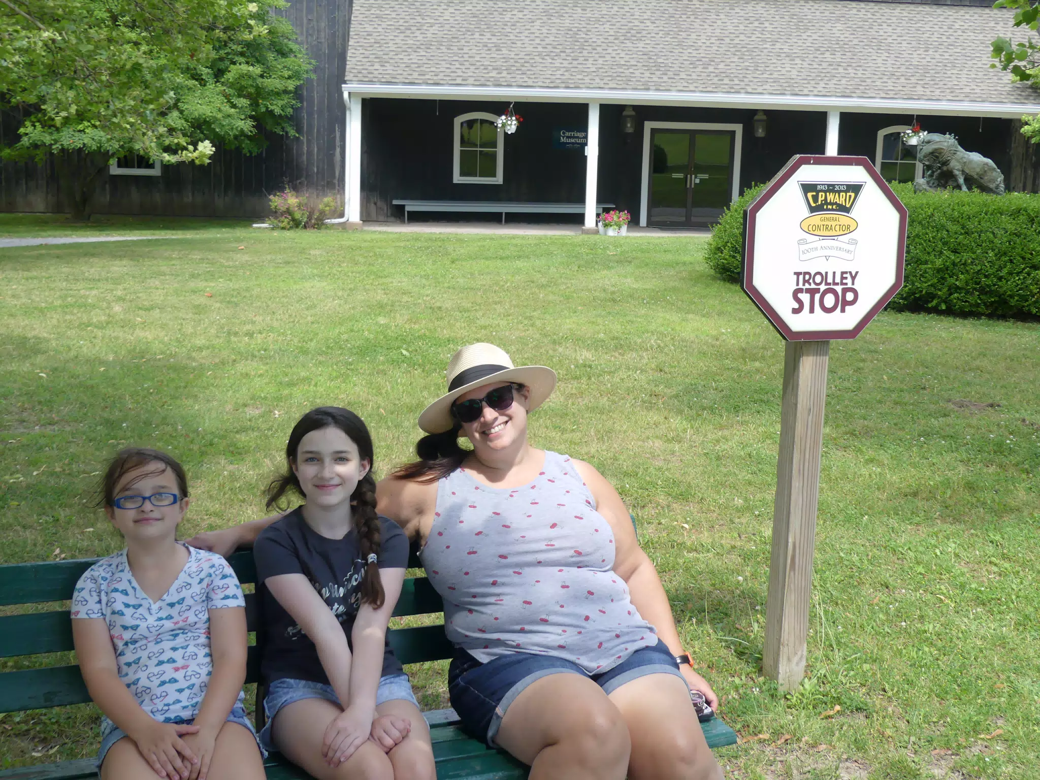 Waiting on the Trolley at the Genesee Country Village Museum