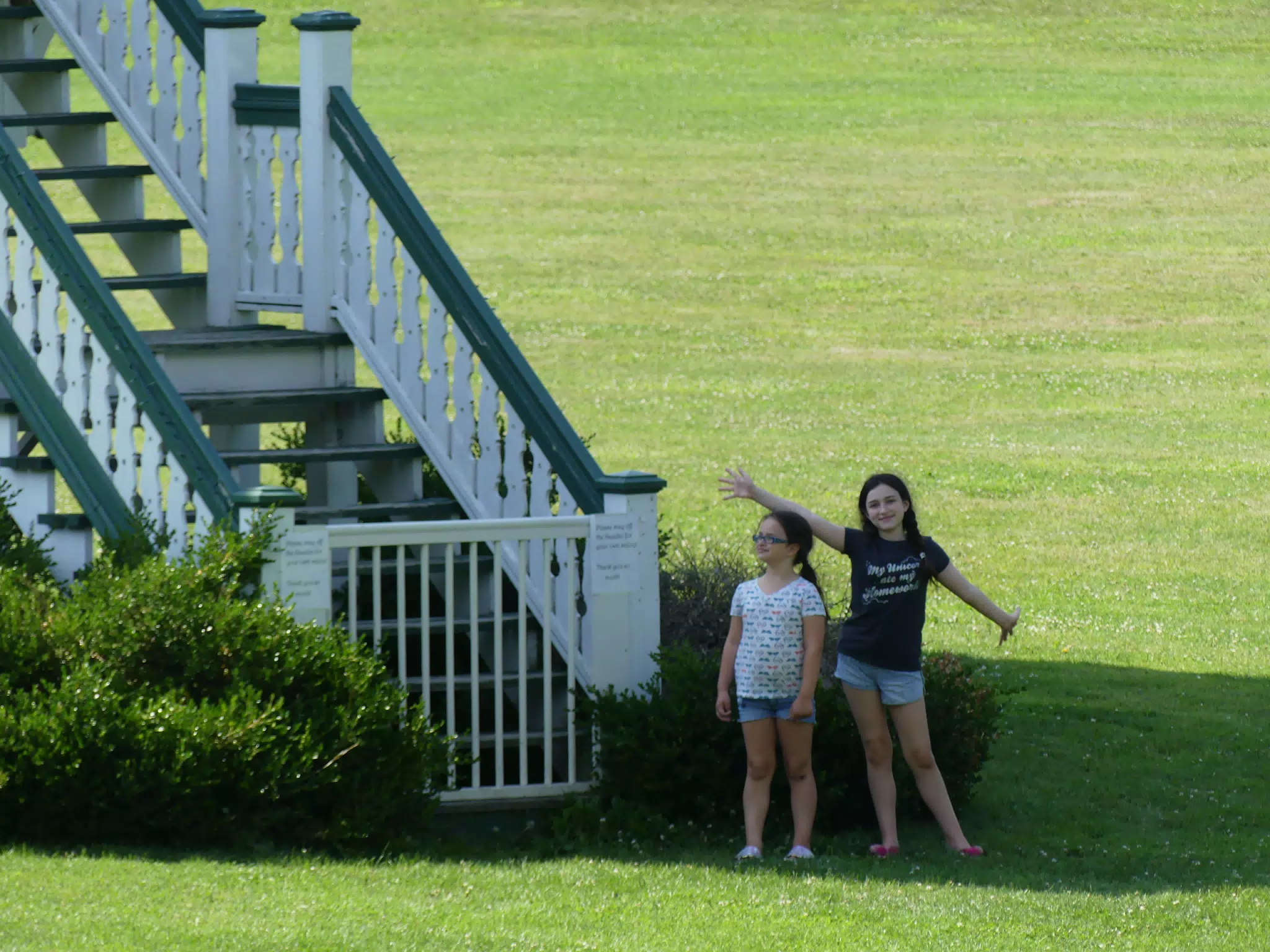 Luciana and Liesl at the Genesee Country Village Museum