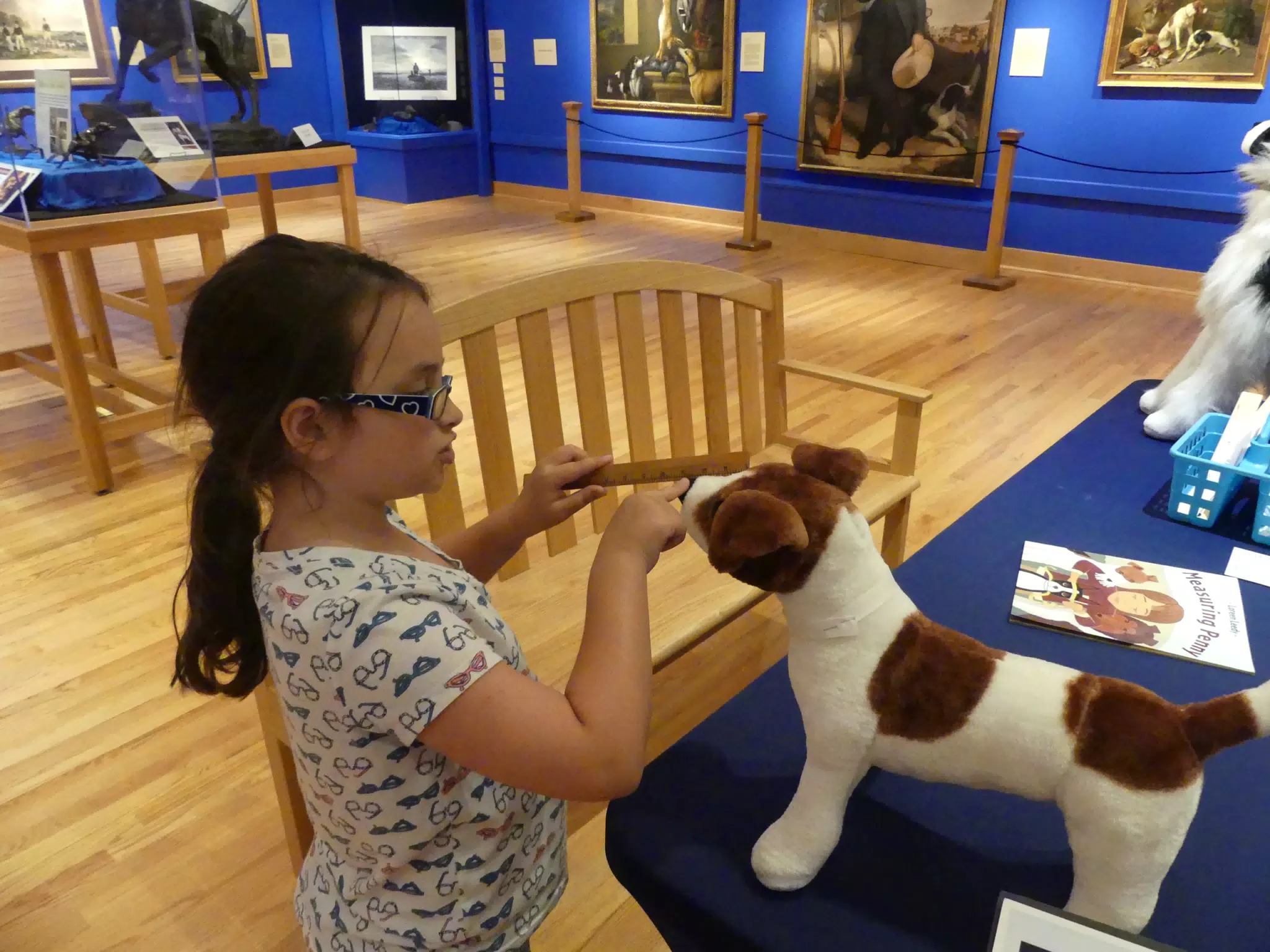 Luciana Working Like a Dog at the Genesee Country Village Museum
