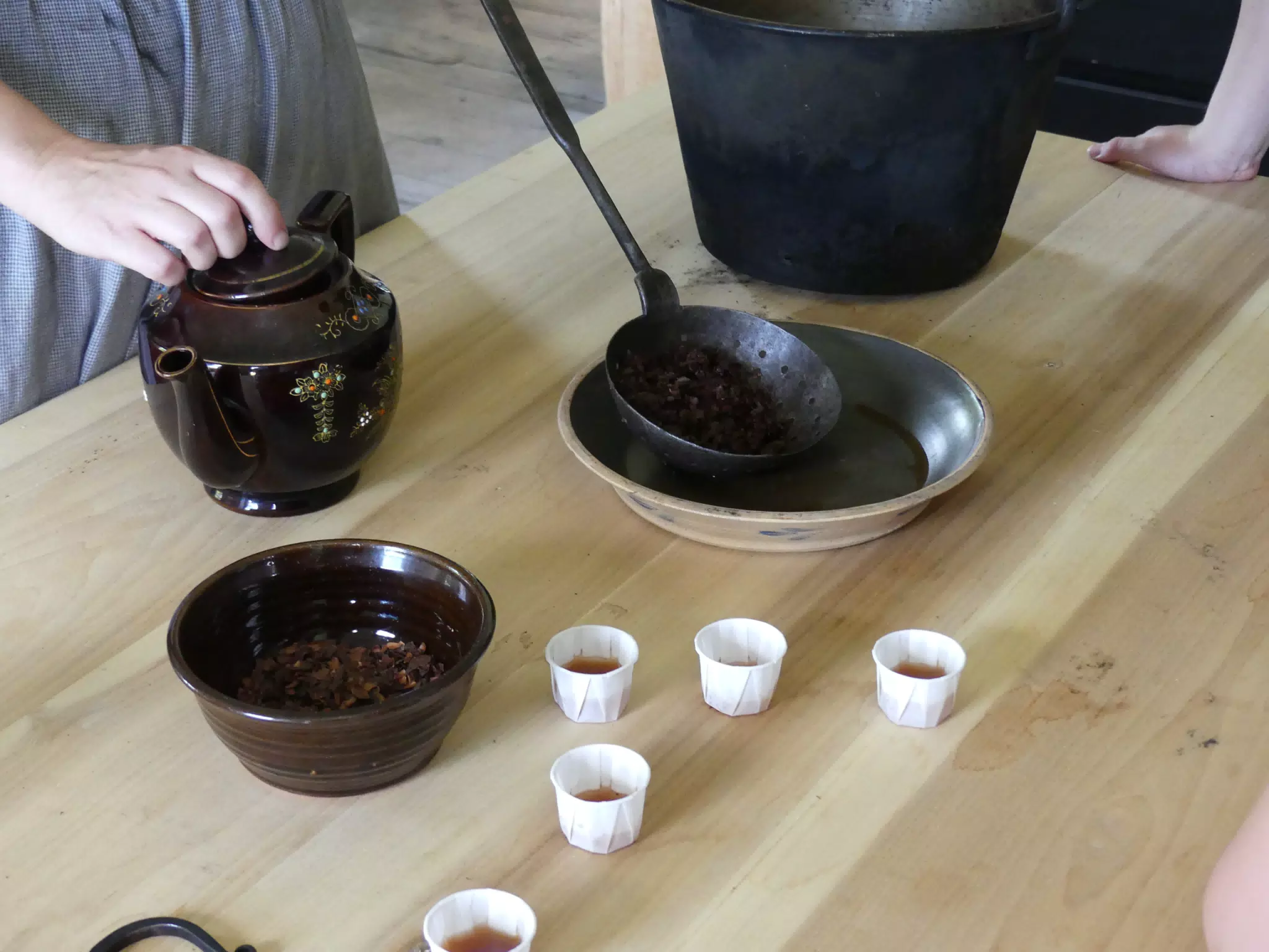 Making Chocolate Tea at the Genesee Country Village Museum