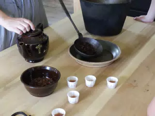 Making Chocolate Tea at the Genesee Country Village Museum