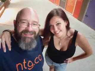 Scott and Rachel at SpiceWorld 2019