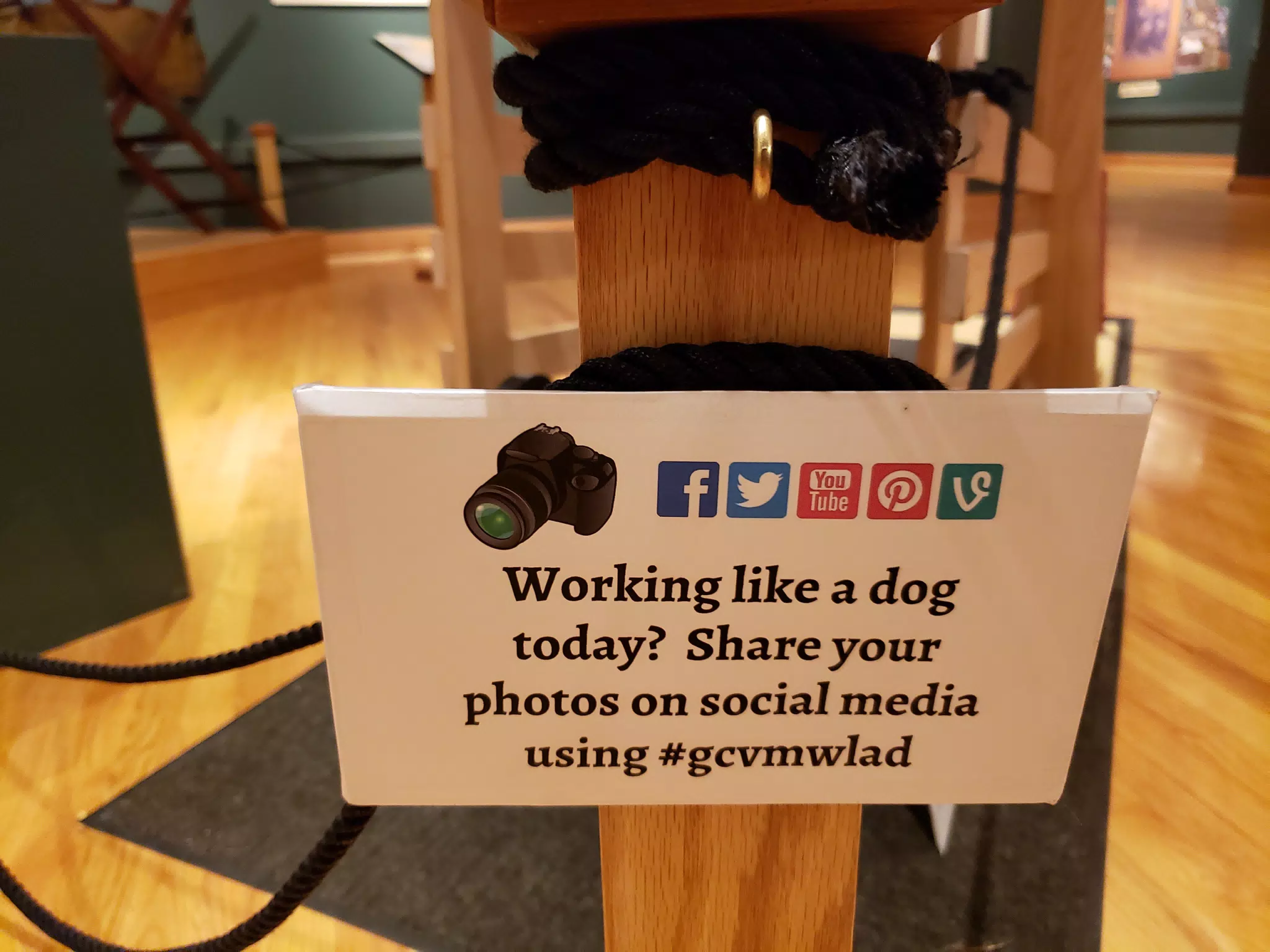 Working Like a Dog at the Genesee Country Village Museum
