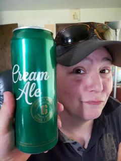 Mary Johnston with Genesee Cream Ale