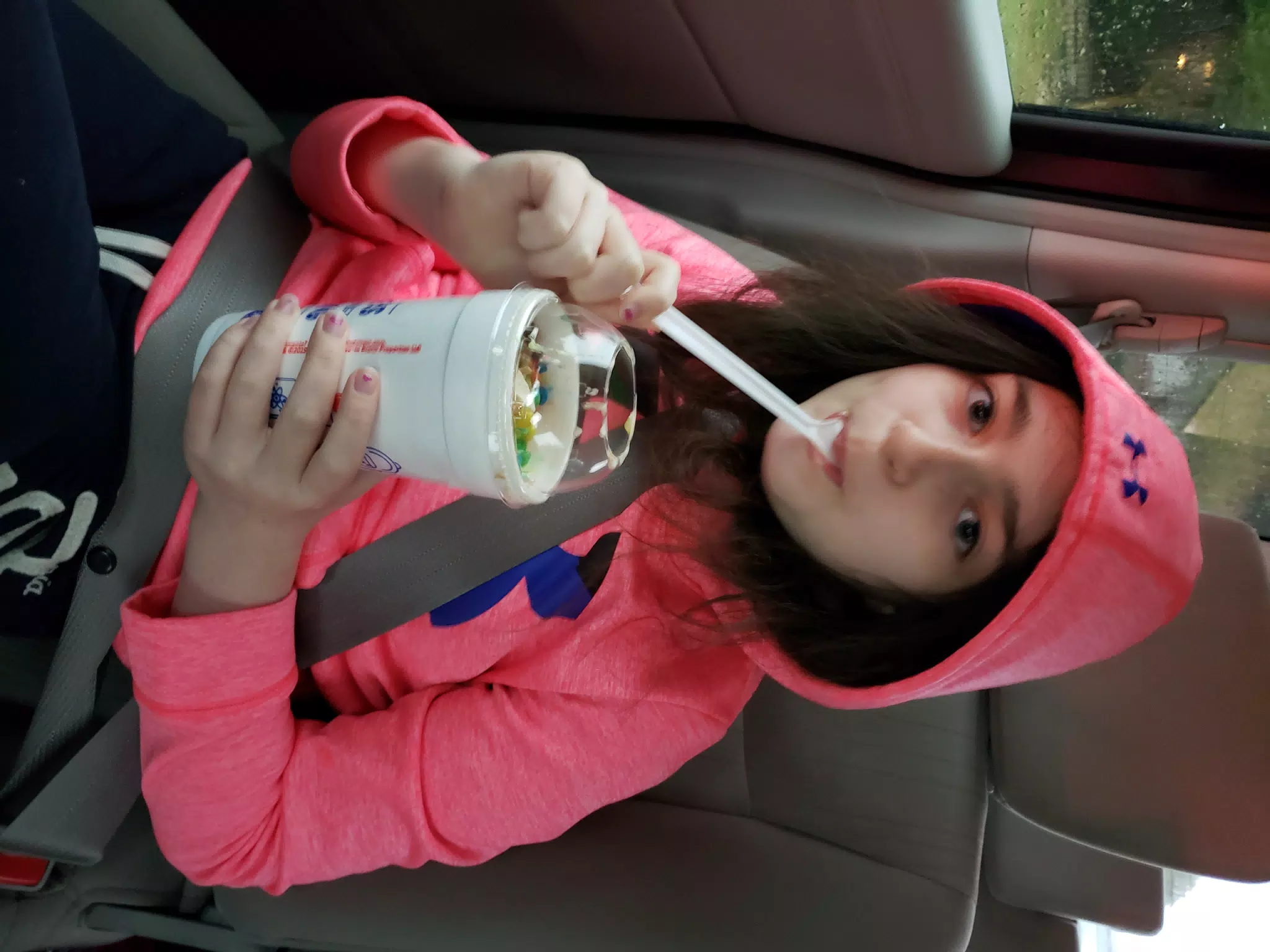 Liesl with Sonic Ice Cream
