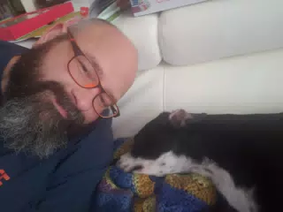 Me and Mia on the Couch