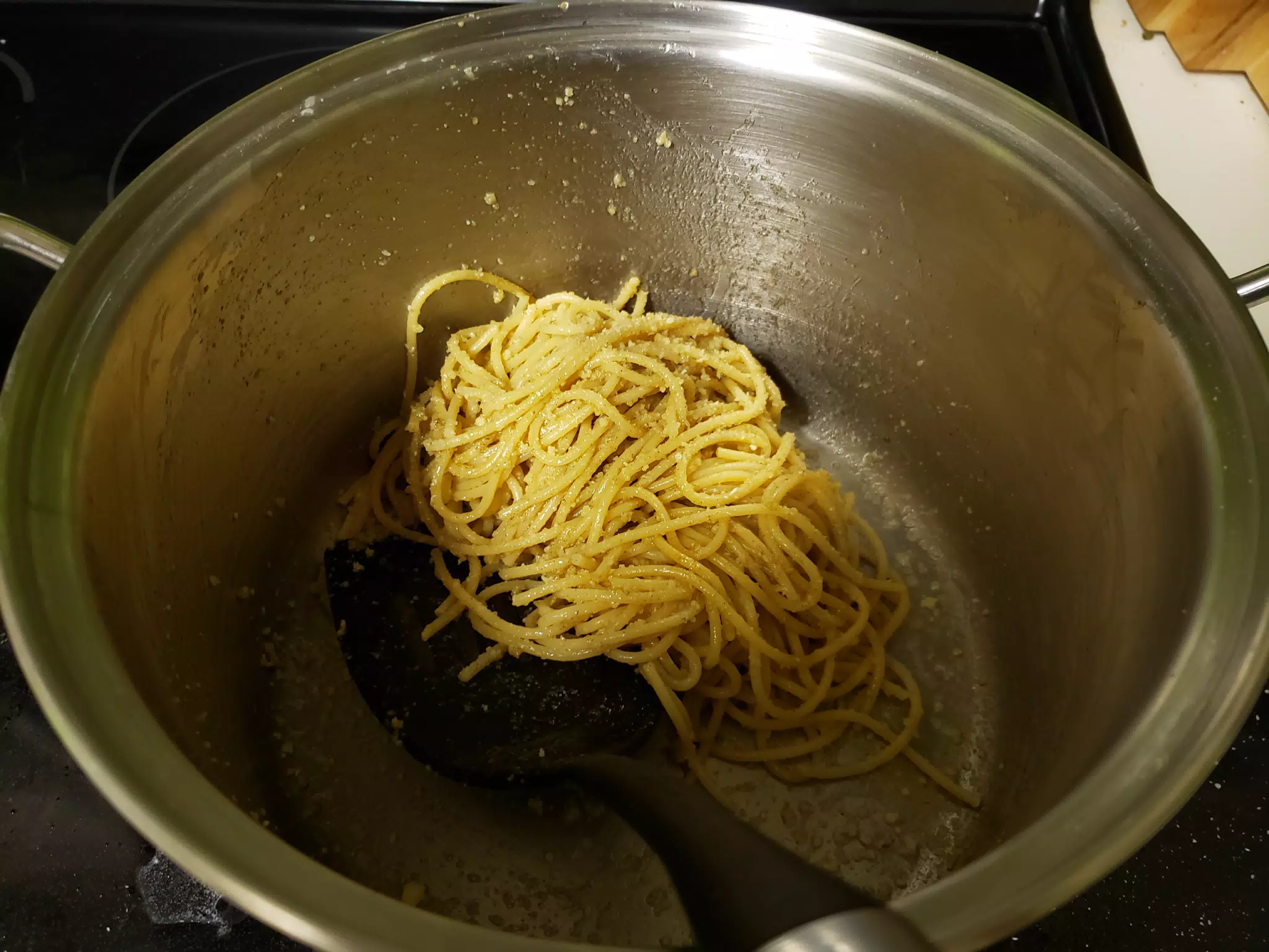 Parmesan Crusted Butter Garlic and Sage Pasta