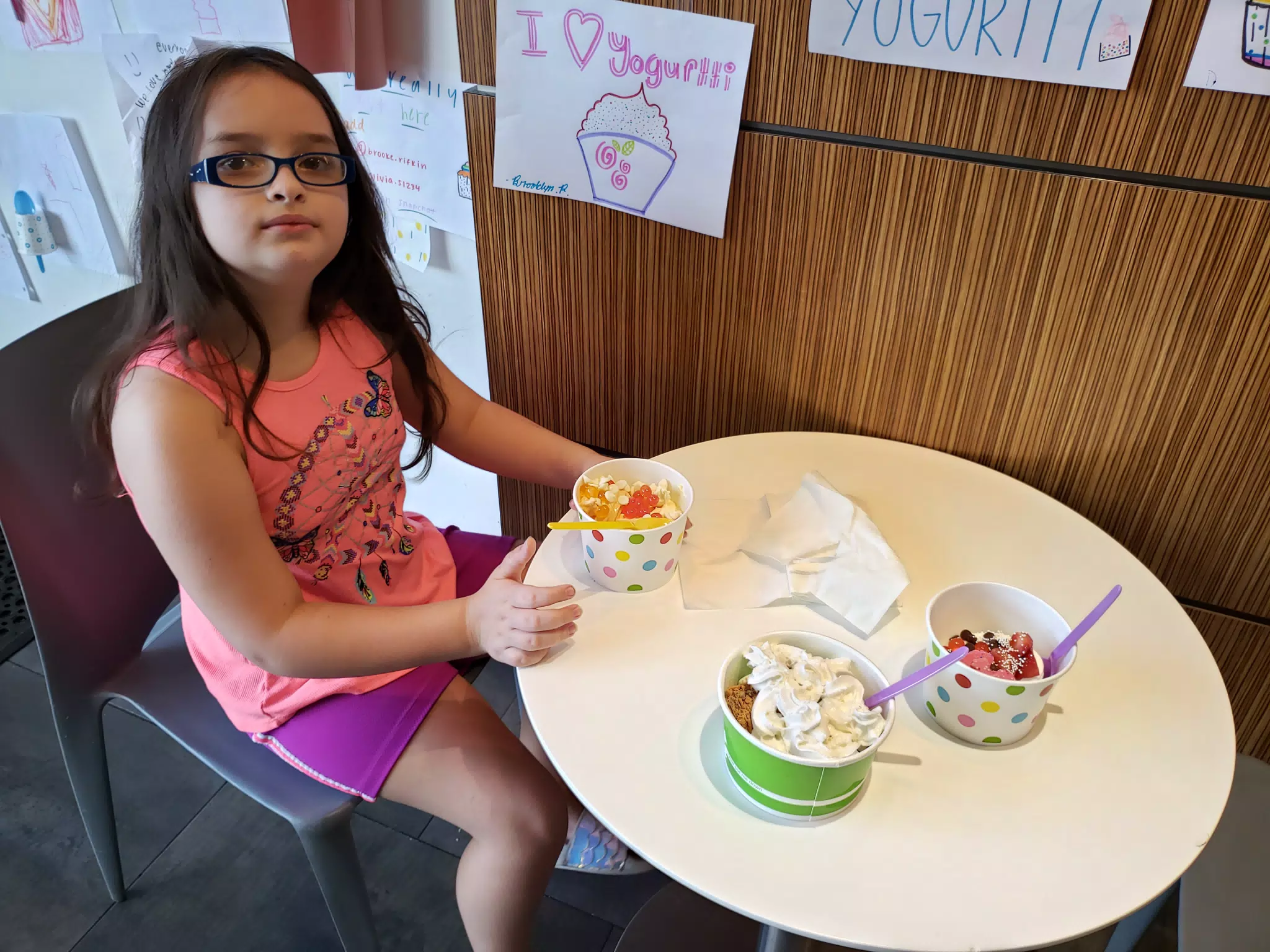 Luciana with Frozen Yoghurt