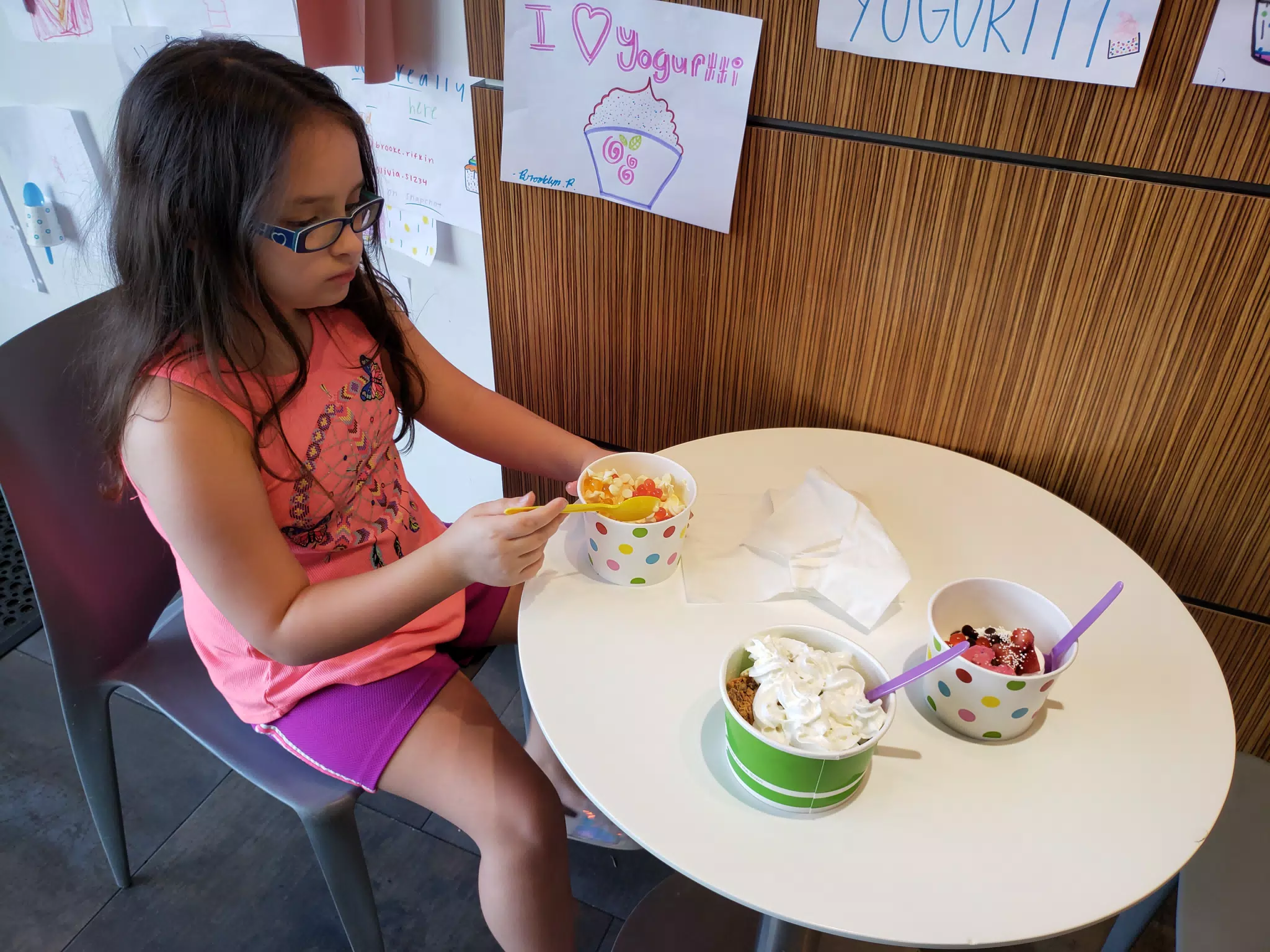 Luciana with Frozen Yoghurt