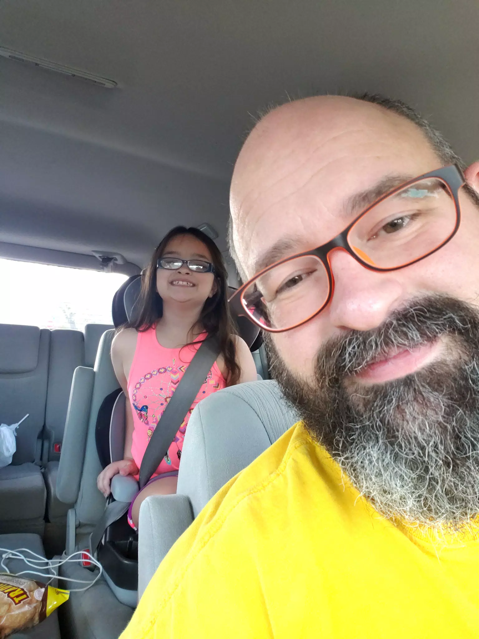 In the Car with Luciana